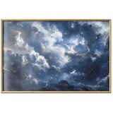  Plakat Astronomical Wonders: Clouds and Stars in Harmonious Union 30x21 Zlatni okvir | shoptok.hr