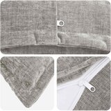  Presvlaka za jastuk 2 kom. HOUTEN Svjetlosiva 80 x 80 cm | shoptok.hr