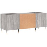  Ormarić za ploče boja hrasta 121 x 38 x 48 cm konstruirano drvo Siva | Shoptok.si