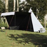 vidaXL Obiteljski šator tipi za 6 osoba bijeli od tkanine vodootporni | shoptok.hr