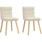 vidaXL Jedilni stol 2 kosa platno | Shoptok.si