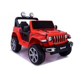  Dečiji veliki džip jeep wrangler 4x4 na akumulator - crveni Cene