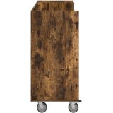 Golf ormar s kotačem Jednobojno Dimljeni hrast 120 x 45 x 98 cm | shoptok.hr