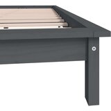  Za krevet sivi 120x190cm masivna borovina 4FT mali bračni | shoptok.hr