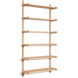 Kave Home Modularni sustav polica od punog hrasta u prirodnoj boji 110x202 cm Sitra – | shoptok.hr