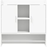  Polica na zidu Zidna montaža Bijela 80 x 36 x 80 cm | shoptok.hr