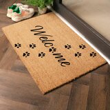 Artsy Doormats Predpražnik iz kokosovih vlaken 60x90 cm Welcome Paws – | Shoptok.si