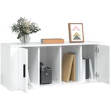 TV ormarić bijeli 100 x 35 x 40 cm od konstruiranog drva | shoptok.hr