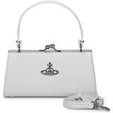Vivienne Westwood Ročne torbice DOLL XL FRAME PURSE Bela | Shoptok.si