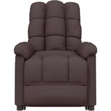  Električni naslanjač temno rjavo blago, (20701859) | Shoptok.si