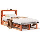 vidaXL Okvir kreveta bez madraca voštano smeđi 100x200 cm od borovine | shoptok.hr