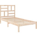  Posteljni okvir trden les 75x190 cm, (20907067) | Shoptok.si