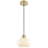 Brilliant Luster na sajli FANNY 1xE27/20W/230V, prečnik 22 cm, mesing | Eponuda.com