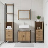  Set ormarića za kupaonicu 4 kom. Hrast artisan | shoptok.hr