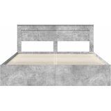  Krevetna konstrukcija Beton 180 x 200 cm Čvrsto borovo drvo | Eponuda.ba
