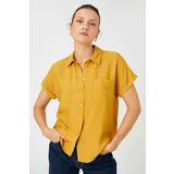 Koton Shirt - Yellow - Relaxed fit
