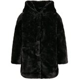 Urban Classics Kids Girls' Teddy Hooded Coat Black Cijene