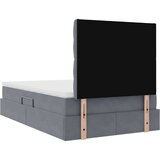  Krevet s prostorom za pohranu s LED-om Tamno siva 120 x 190 cm | shoptok.hr
