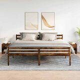  Noćni ormarići 2 kom s ladicama dimljeni hrast 39x28x41 cm | Shoptok.si
