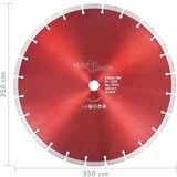 vidaXL Diamantni rezalni disk iz jekla 350 mm | Shoptok.si