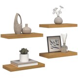  Polica na zidu Zidna montaža 4 pcs Bež 50 x 23,5 x 4 cm | shoptok.hr