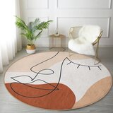 Mila Home Ciglasti periv/pogodan za robotski usisavač okrugli tepih ø 120 cm Comfort – | shoptok.hr