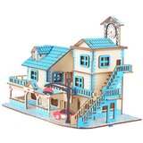  3d eko drvena puzzle - ŠARMANTNA VILA Cene