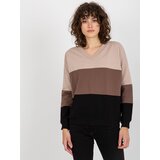 RUE PARIS Sweatshirt-RV-BL-8328.34X-black-beige | shoptok.hr