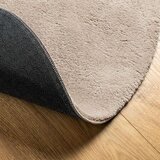 vidaXL Tepih HUARTE kratkih vlakana meki i perivi Ø200 cm boja pijeska | shoptok.hr