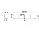 Hanah home tv polica tarz oak | Eponuda.com