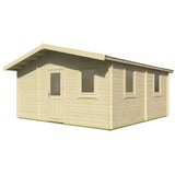 Male kuće Drvena vrtna kuća SALOR 500 × 500 cm sa šindrom | shoptok.hr