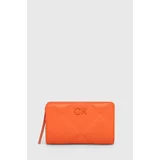 Calvin Klein Denarnica ženski, oranžna barva