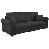 MID.YOU ZOFA S POSTELJNO FUNKCIJO, črna tekstil | Shoptok.si