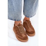 EVENTO Brown Suede Low Sneakers Women Paliana | Shoptok.si