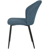 XORA stol, les, kovina, tekstil modra | Shoptok.si