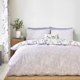 Catherine Lansfield Svetlo vijolična/bež posteljnina za zakonsko posteljo/podaljšana 230x220 cm Grasmere – | Shoptok.si