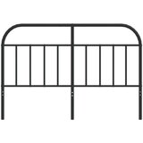  Metalno uzglavlje crno 150 cm | shoptok.hr