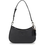 NOELLE II TOP ZIP SHOULDER BAG Crna