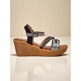 Resti Women's wedge sandals with rhinestones and glitter Eclat | shoptok.hr