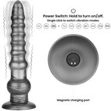 Lovetoy King Sized - ekstra velik vibrator - 32 cm (siva) | Shoptok.si