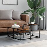  Stolić za kavu boja hrasta 68x68x40 cm konstruirano drvo | shoptok.hr