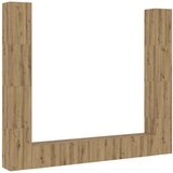  Set 6 kosov stenske TV omarice Artisan Oak Engineered Wood, (21703639) | Shoptok.si