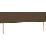 Maison Chic Posteljno vzglavje - Vzglavna omarica 2 kosa temno rjavo 100x5x78/88 cm blago, (22076954) Cene