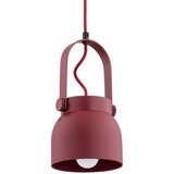  Argon 8292 - Luster na sajli LOGAN 1xE27/15W/230V prečnik 14 cm crvena | Eponuda.com