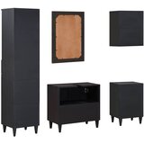  Set ormarića za kupaonicu s ladicama 5 pcs Čvrsto drvo manga | shoptok.hr