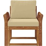  Set vanjskih sofa Čvrsto drvo akacije i poliester | shoptok.hr