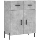  Visoka komoda siva betona 69,5x34x180 cm od konstruiranog drva | shoptok.hr