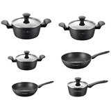 Set lonaca Marble 10/1, crni | shoptok.hr