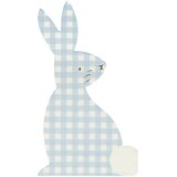 Meri Meri papirnate salvete die cut gingham bunny (16 komada) | shoptok.hr