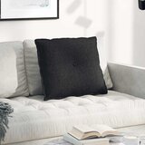  Jastuk za leđa Crna 60 x 19 x 50 cm tkanina | shoptok.hr